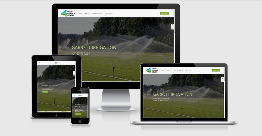 Web Development for Irrigation Specialist in Brisbane