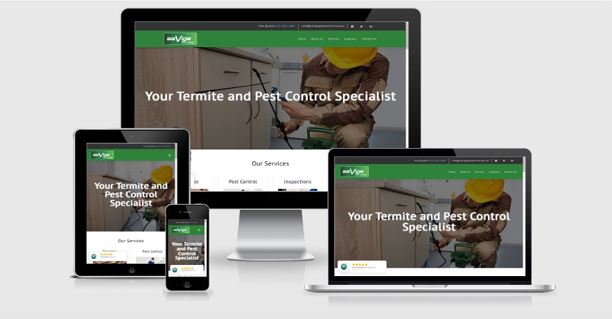 Web Design for Pest Control Company in Ipswich