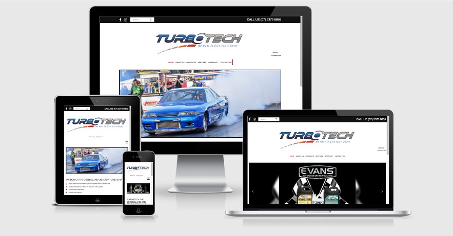 Website for Turbo Dealer in Brisbane