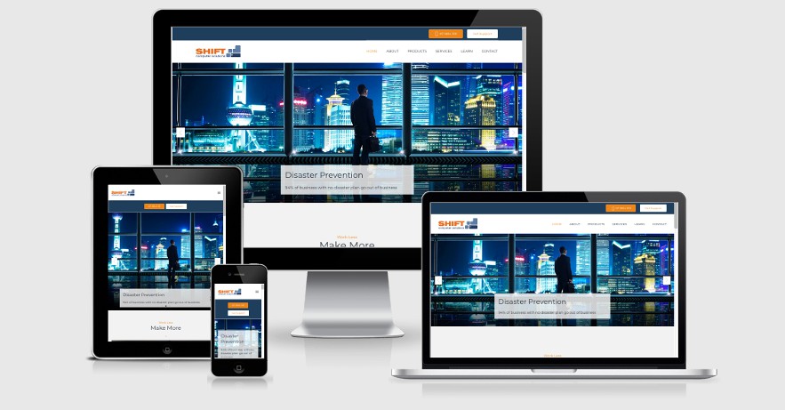 Responsive website for IT Company